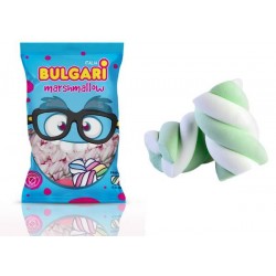 MARSHMALLOW ESTRUSO TRECCIA BIANCO/VERDE 1kg