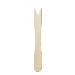 FORCHETTINE LEGNO CHIPS 8,5cm BETULLA 1000pz BYò