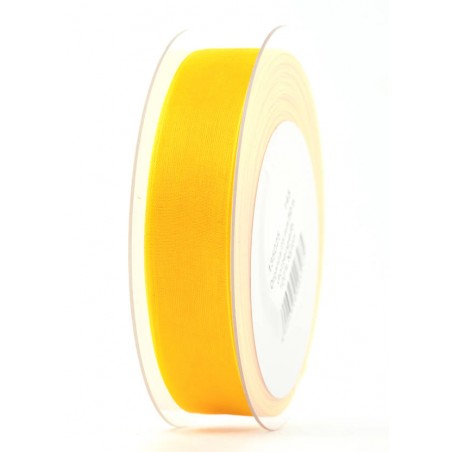 NASTRO ORGANZA mm25x50mt GIALLO TUORLO