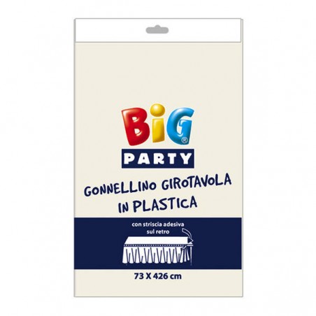 GONNA TAVOLO AVORIO TABLESKIRT 73x426cm