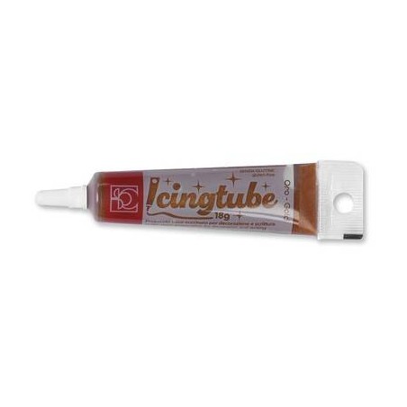 ICING TUBE PER DECORAZIONE E SCRITTE 18gr ORO GLITTER
