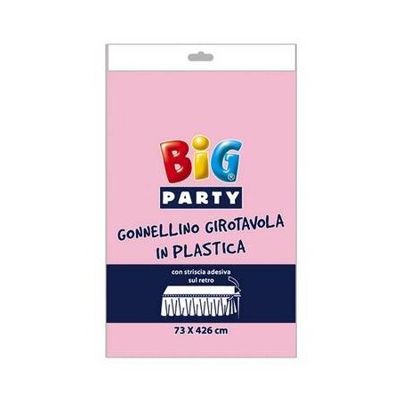 GONNA TAVOLO ROSA TABLESKIRT 73x426cm