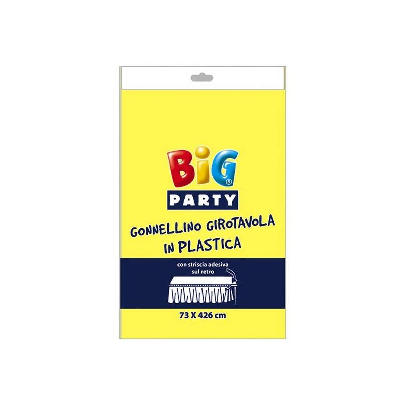 GONNA TAVOLO GIALLA TABLESKIRT 73x426cm