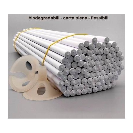 STECCHE PER PALLONI BIODEGRADABILI H.30cm 100pz