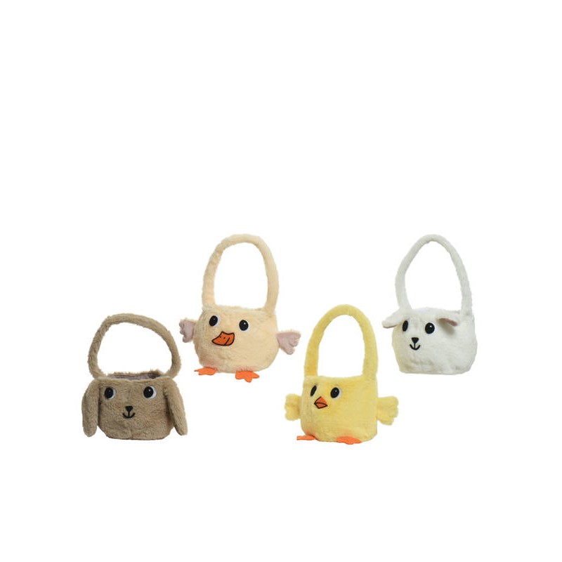 CESTINO C/ANIMALI 15x14cm 4ass.ti 1pz