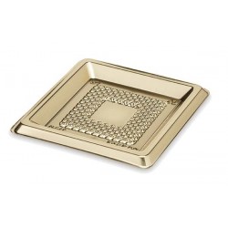 VASSOIO MEDORO QUADRATO 12x12cm