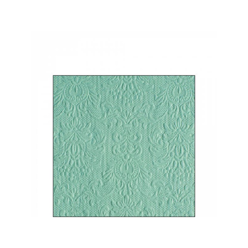 TOVAGLIOLI 25x25 ELEGANCE VERDE ACQUA 15pz