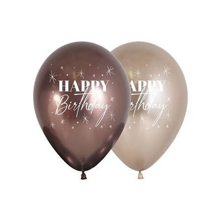 PALLONCINI IN LATTICE 12 30cm HAPPY BIRTHDAY TWINKLE 12pz