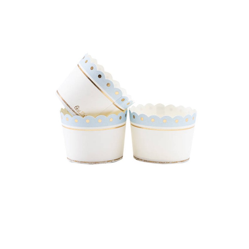 PIROTTINI CARTA STAMPA AZZURRO ORO 5x4,5cm