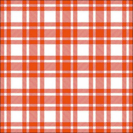 TOVAGLIOLI 33x33 SCOZZESE ARANCIO 20pz