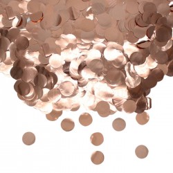 CORIANDOLI IN FOIL ø2cm 50gr ROSE GOLD METAL