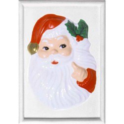 FORMA RILIEVO VISO BABBO NATALE 13x19cm CWR