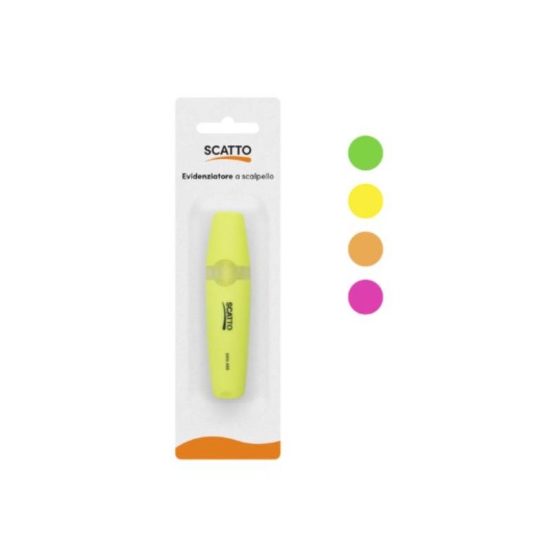 EVIDENZIATORE SCATTO COL.ASS 1pz