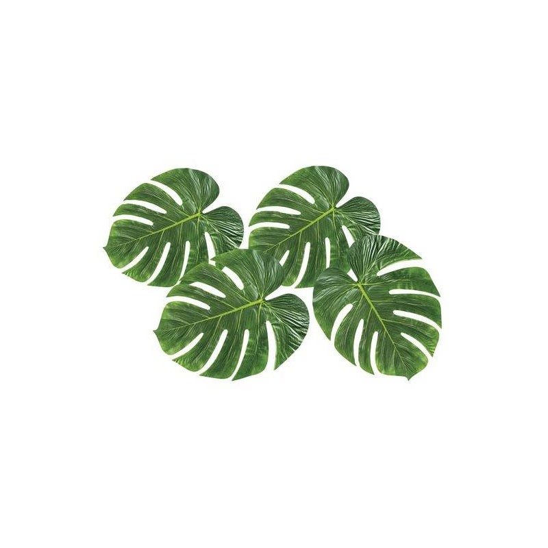 FOGLIE DI PALMA DECORATIVE 33 x 27 cm 4 pz