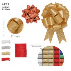 ROCCHETTO NASTRINO 8208/S 6808 GLITTER 03-ORO 5mt