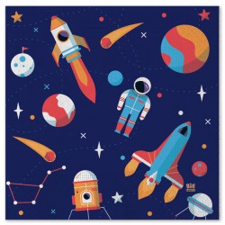 TOVAGLIOLI ASTRONAUTA 33x33cm 20pz