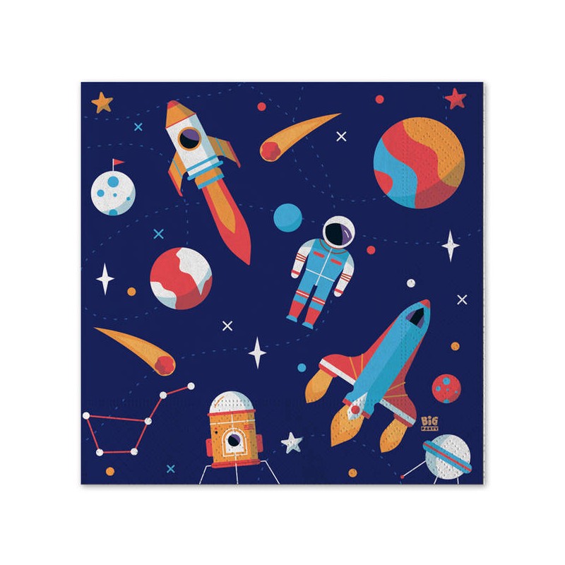 TOVAGLIOLI ASTRONAUTA 33x33cm 20pz