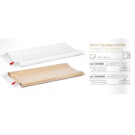 CARTA KRAFT AVANA 100x140cm 70gr/mq 5KG REX