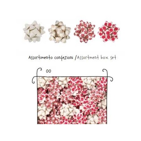 STELLE ADESIVE 68321 CARTA ERBA mm15 COLORI ASSORTITI