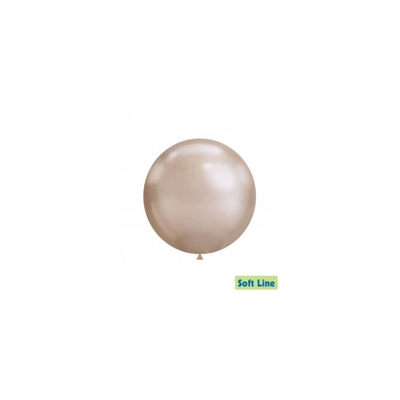 PALLONCINI LATTICE SOFT LINE CHROME 18 46cm CHAMPAGNE 119 20pz RC