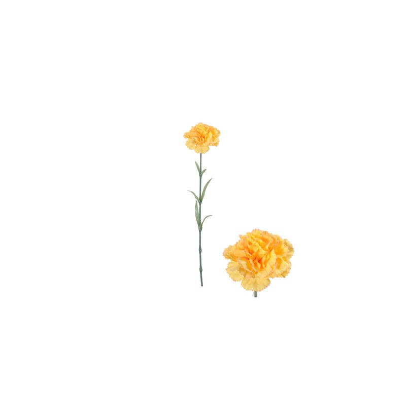 FIORE DI GAROFANO S/STELO 57cm GIALLO