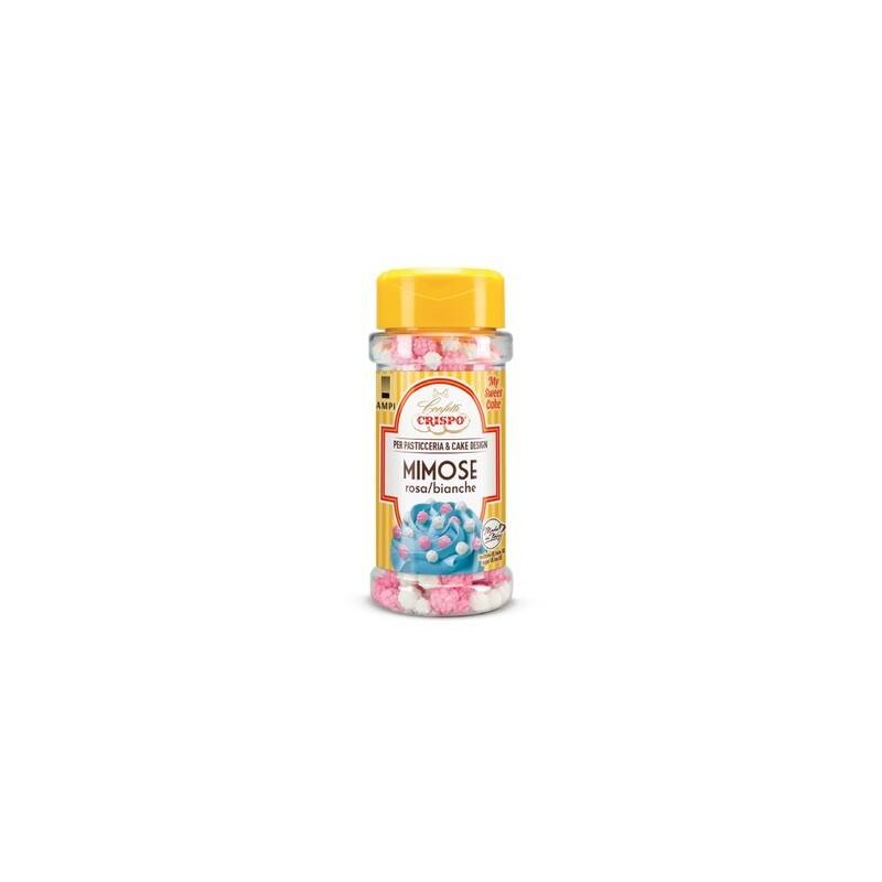 MIMOSE DI ZUCCHERO BIANCO/ROSA 60gr