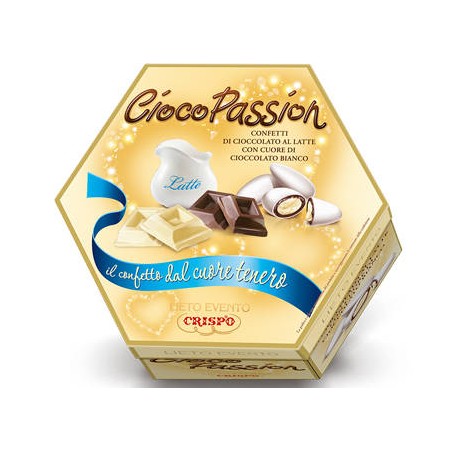 CONFETTI CIOCO PASSION LIETO EVENTO IMB. SING. BIANCO 500gr GUSTI ASSORTITI