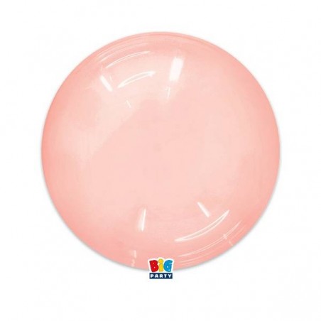 PALLONE DECO BUBBLE ø45cm 18 CRYSTAL ROSSO