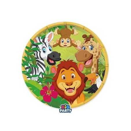 PIATTO DESSERT ø18cm JUNGLA 6pz