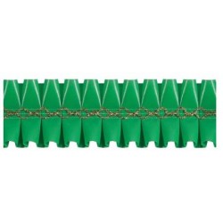 NASTRO GIROTORTA PVC VERDE FLOREAL 15mt