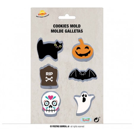 SET 6 STAMPI PER BISCOTTI IN METALLO