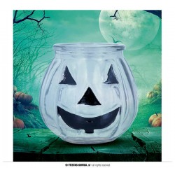 ZUCCA DI VETRO ASSORTITA PER CANDELA 15cm