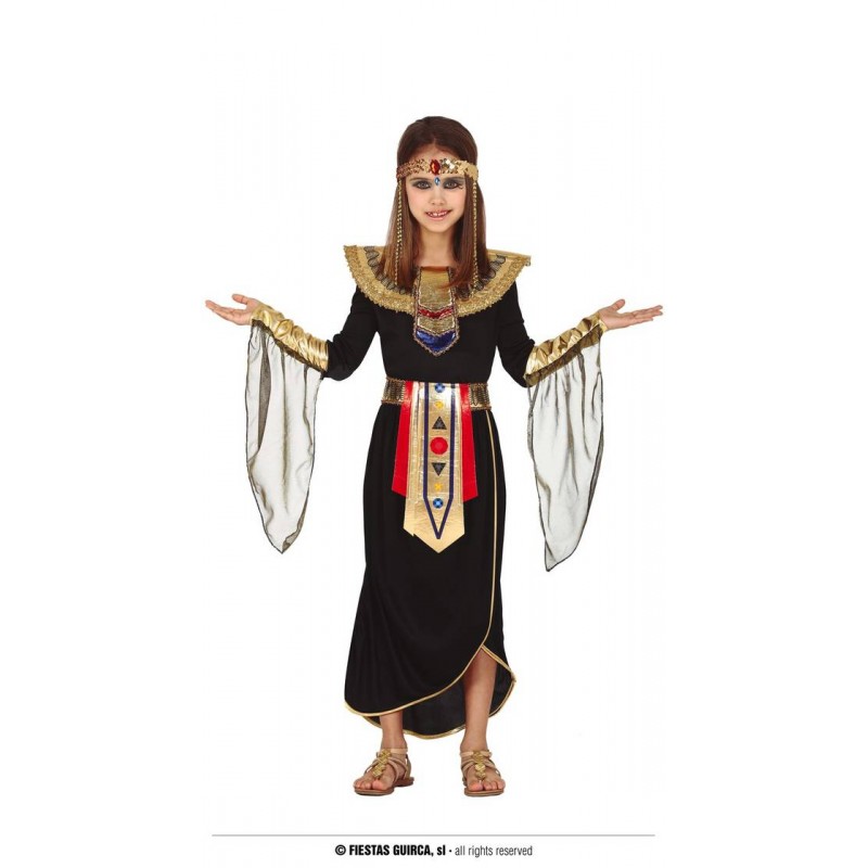 COSTUME CLEOPATRA REGINA EGIZIANA 5-6 ANNI