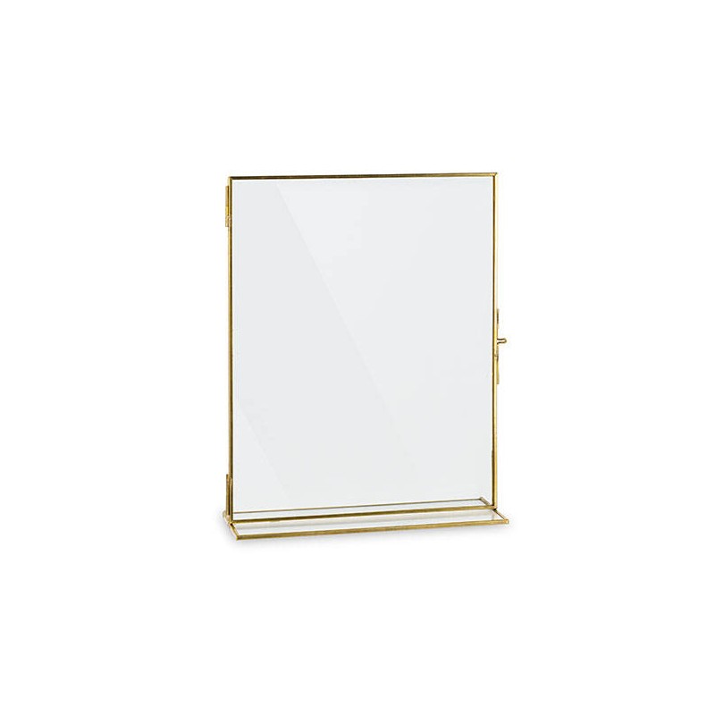 PORTAFOTO 12,5x5,5x18,5cm ORO