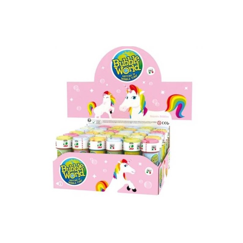 BOLLE DI SAPONE UNICORNO