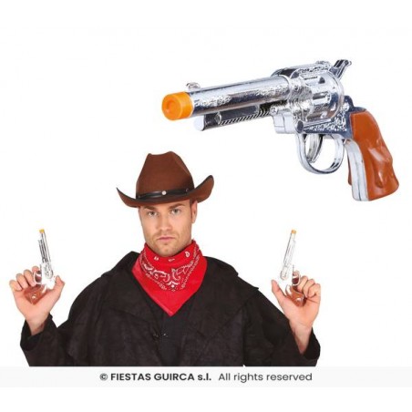 PISTOLA COWBOY 20cm 2pz