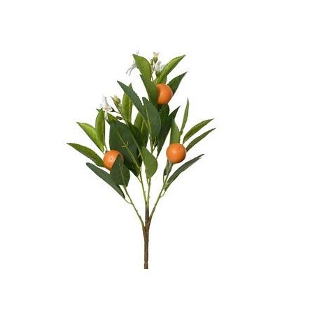 RAMO DELL'ARANCIA CON FIORI E FOGLIE 60cm