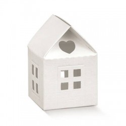 SCATOLA CASETTA 5,5x5,5x5cm FIBRA BIANCO 10pz