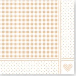 TOVAGLIOLI 38x38 STAR 40pz DECOR SHABBY SABBIA
