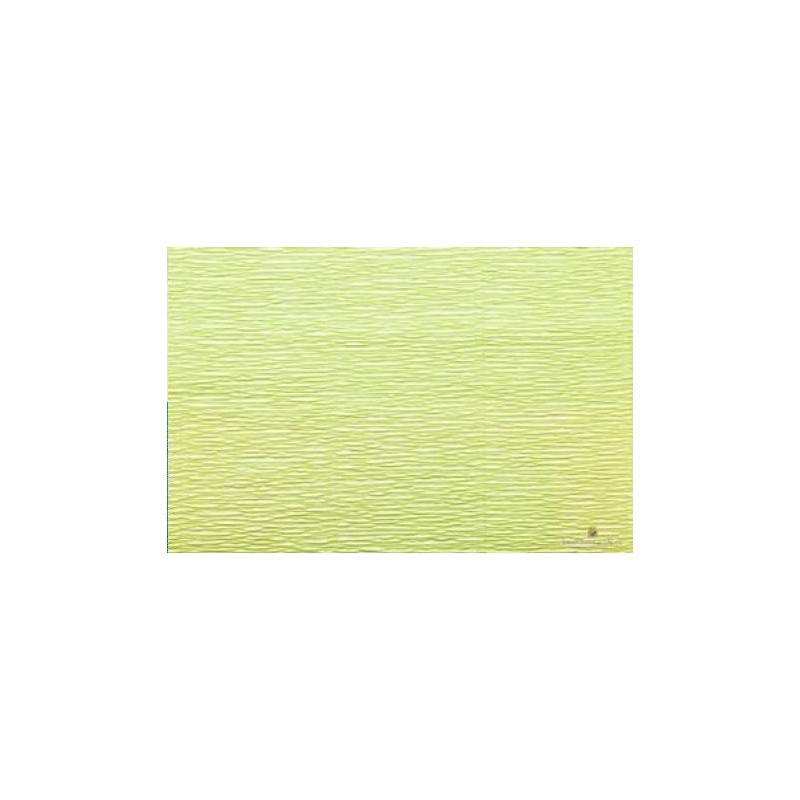 CARTA CRESPA gr.180 ROTOLO cm.50x250 VERDE CHIARO 558 CR