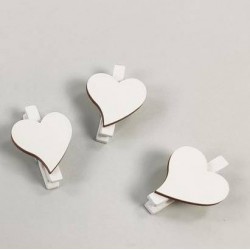 CUORE BIANCO LEGNO C/MOLLETTA BOX 24pz