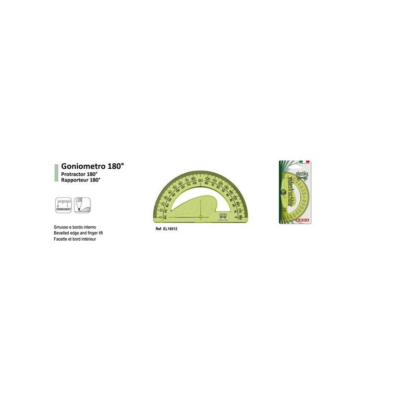 GONIOMETRO ELASTIKA 180° 12cm ARDA