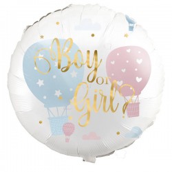 PALLONE MYLAR GENDER REVEAL ø45cm