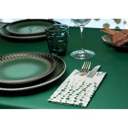 TOVAGLIOLI 40x40cm QUICK POCKET AIRLAID POSIDONIA VERDE 40pz FATO