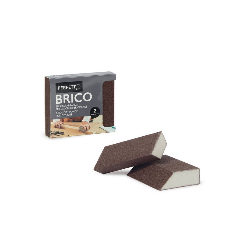 SPUGNA ABRASIVA BRICOLAGE 2pz