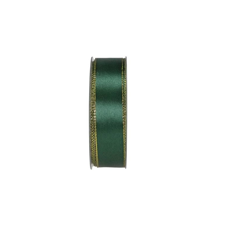NASTRO DOUBLE BORDO ORO mm25x25mt 111-VERDE