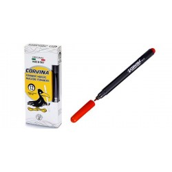 PENNARELLO CORVINA 1mm MARCATORE PERMANENTE ROSSO 12pz