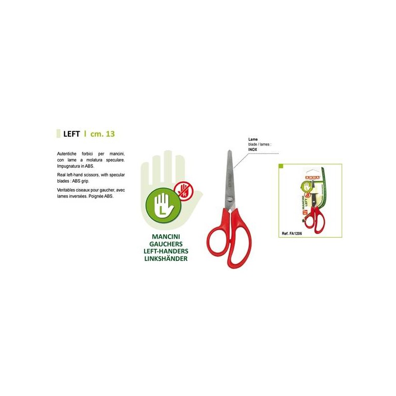 FORBICI LEFT PER MANCINI 13cm ARDA