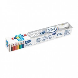 CARIOCA COLORING ROLL + 8 MATITE 198x30cm WHITE
