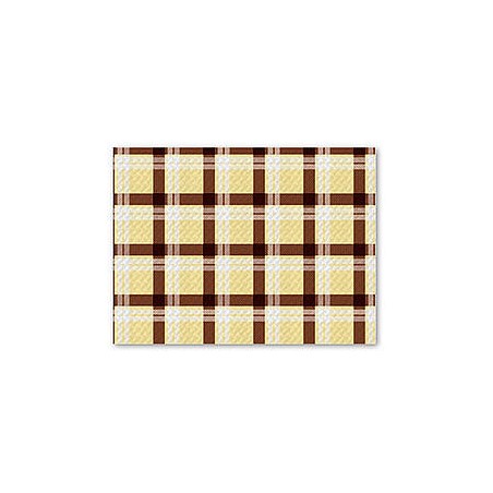 TOVAGLIETTE 30x40cm SCOZZESE CHAMPAGNE/NERO 250PZ FATO